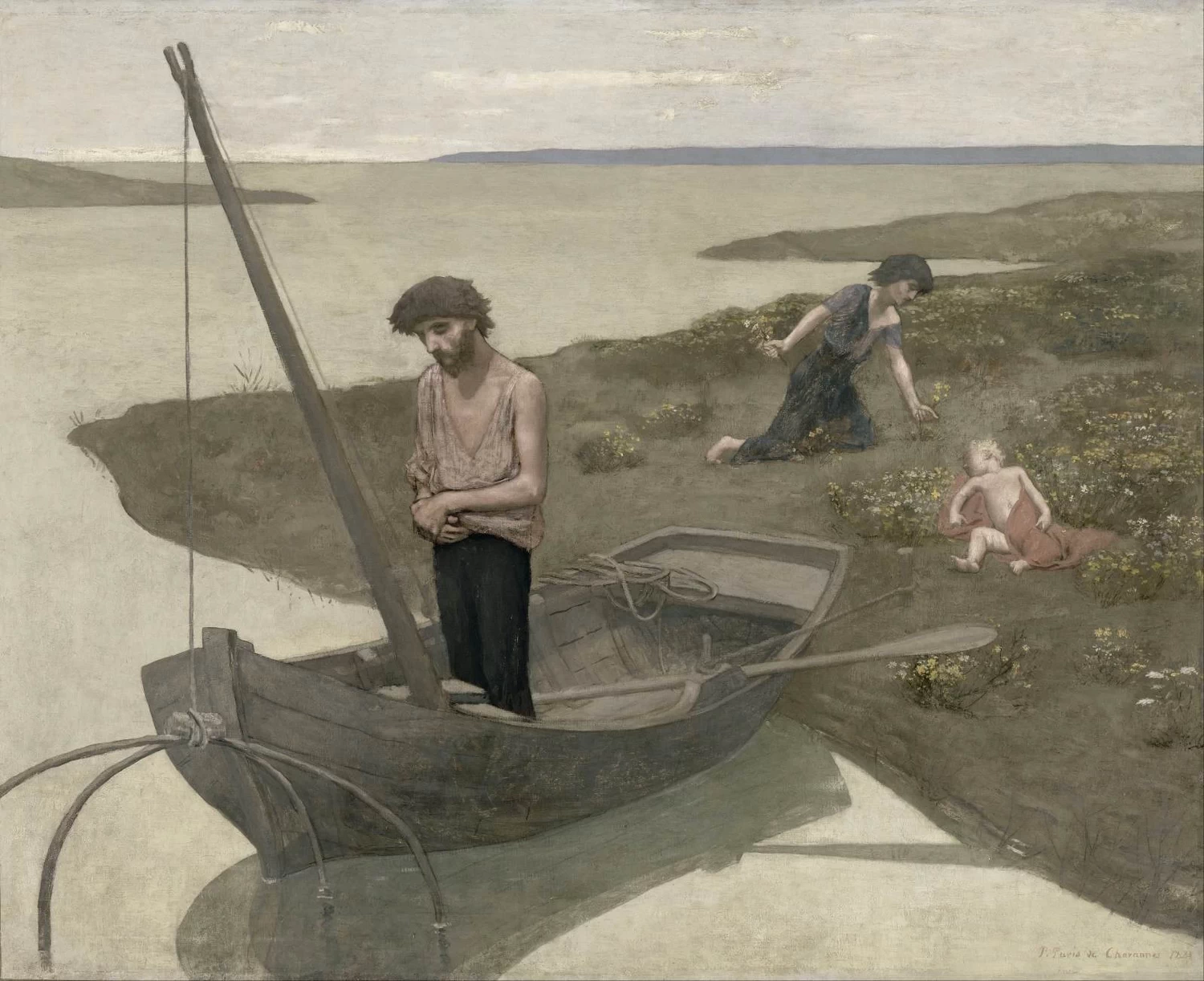 Pierre Puvis de Chavannes - Il povero pescatore, Musée d'Orsay, Parigi